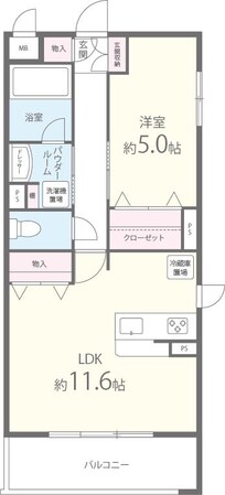 グランシャトー新在家の物件間取画像